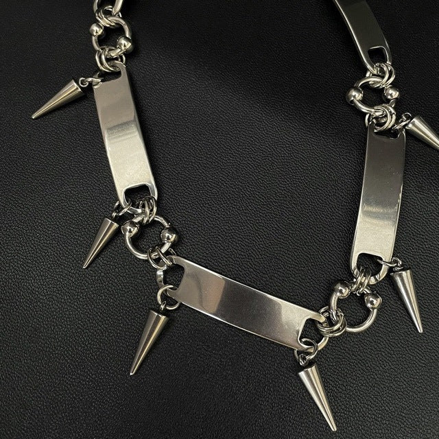 Wholesale Rivet necklace metal punk style pendant female simple cold style hot girl necklace collar